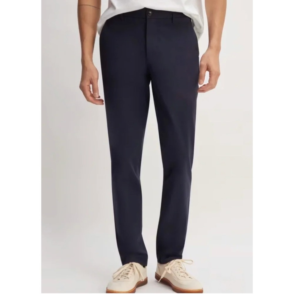 NWT Everlane Uniform Athletic Fit Performance Chinos Pants Sz 29x27 Navy